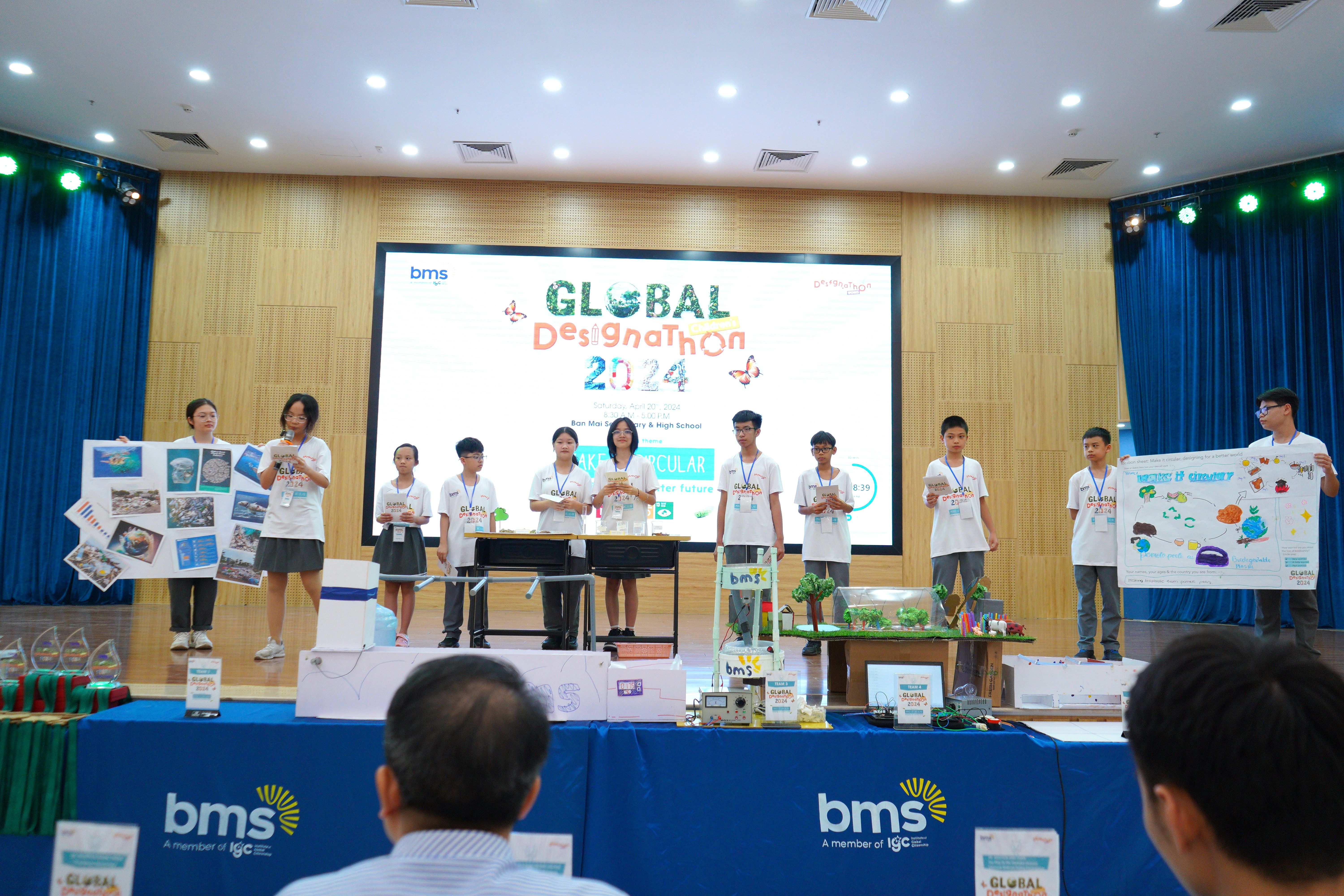 Học sinh BMS thiết kế nhiều ý tưởng sáng tạo tại cuộc thi khoa học giáo dục Global Children’s Designathon 2024