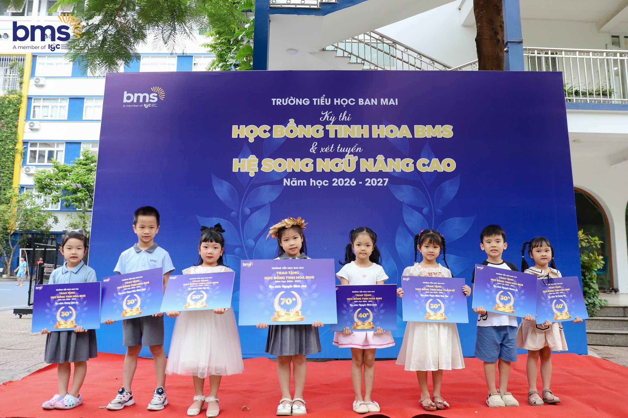 Lễ vinh danh Học bổng Tinh hoa BMS 2026 - 2027: những “hạt giống” tinh hoa chính thức được gọi tên
