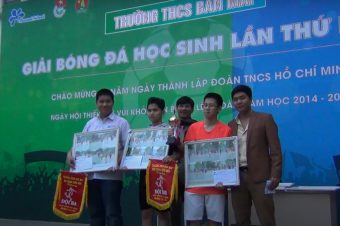 6A1 VÔ ĐỊCH GIẢI BÓNG ĐÁ MINI THCS BAN MAI 2015