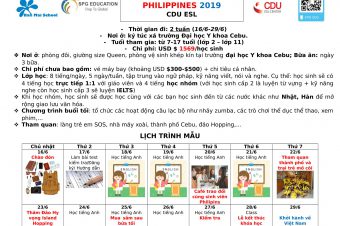 CHƯƠNG TRÌNH DU HỌC HÈ TẠI PHILIPPINES: THÚC ĐẨY NĂNG LỰC TIẾNG ANH