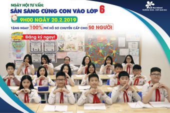 NGÀY HỘI TƯ VẤN “SẴN SÀNG CÙNG CON VÀO LỚP 6”