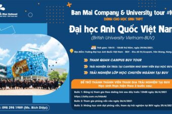 BAN MAI COMPANY & UNIVERSITY TOUR #10 – ĐẠI HỌC ANH QUỐC VIỆT NAM (BRITISH UNIVERSITY – BUV)