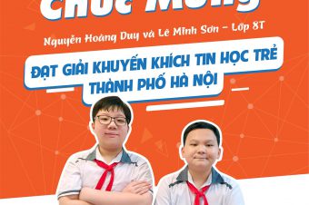 BMSERS ĐẠT GIẢI TRONG HỘI THI TIN HỌC TRẺ THÀNH PHỐ HÀ NỘI NĂM 2021