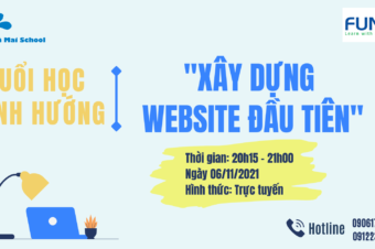 HỌC BỔNG 100% KHÓA HỌC “XÂY DỰNG WEBSITE ĐẦU TIÊN” TỪ TỔ CHỨC GIÁO DỤC TRỰC TUYẾN FUNiX