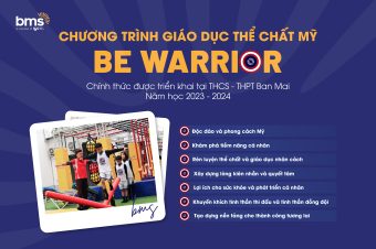 CHƯƠNG TRÌNH GIÁO DỤC THỂ CHẤT MĨ – BE WARRIOR CHÍNH THỨC TRIỂN KHAI TẠI TRƯỜNG THCS – THPT BAN MAI TỪ NĂM HỌC 2023 – 2024