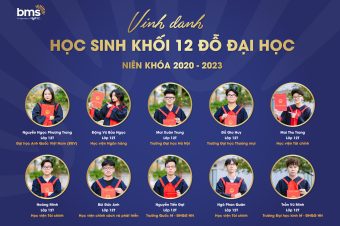 VINH DANH HỌC SINH K12 THPT BAN MAI GHI DANH TRÊN BẢNG VÀNG ĐẠI HỌC