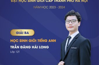 CHÚC MỪNG HỌC SINH ĐẠT GIẢI TRONG KỲ THI HỌC SINH GIỎI CẤP THÀNH PHỐ NĂM HỌC 2023 – 2024