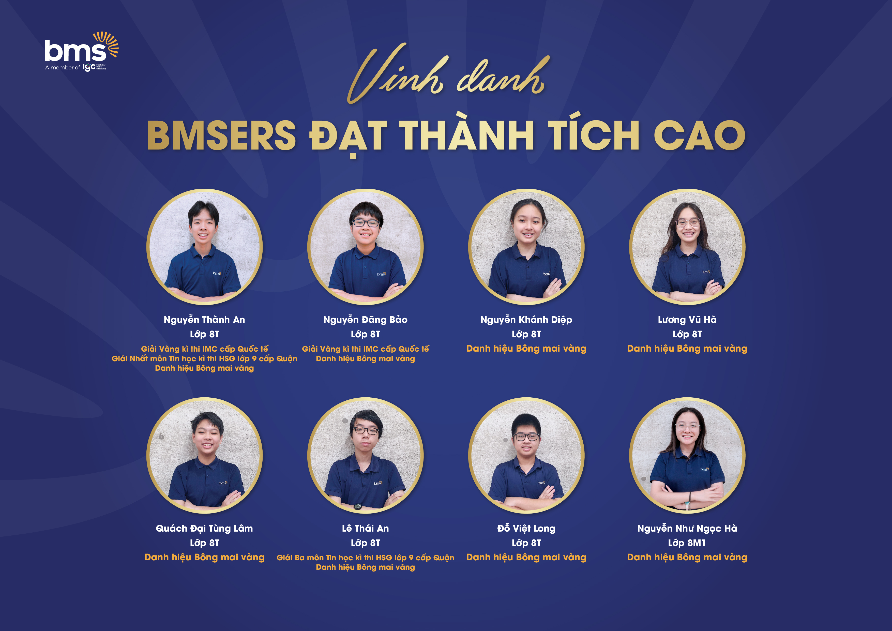 Trường THCS - THPT Ban Mai vinh danh BMSers đạt thành tích cao