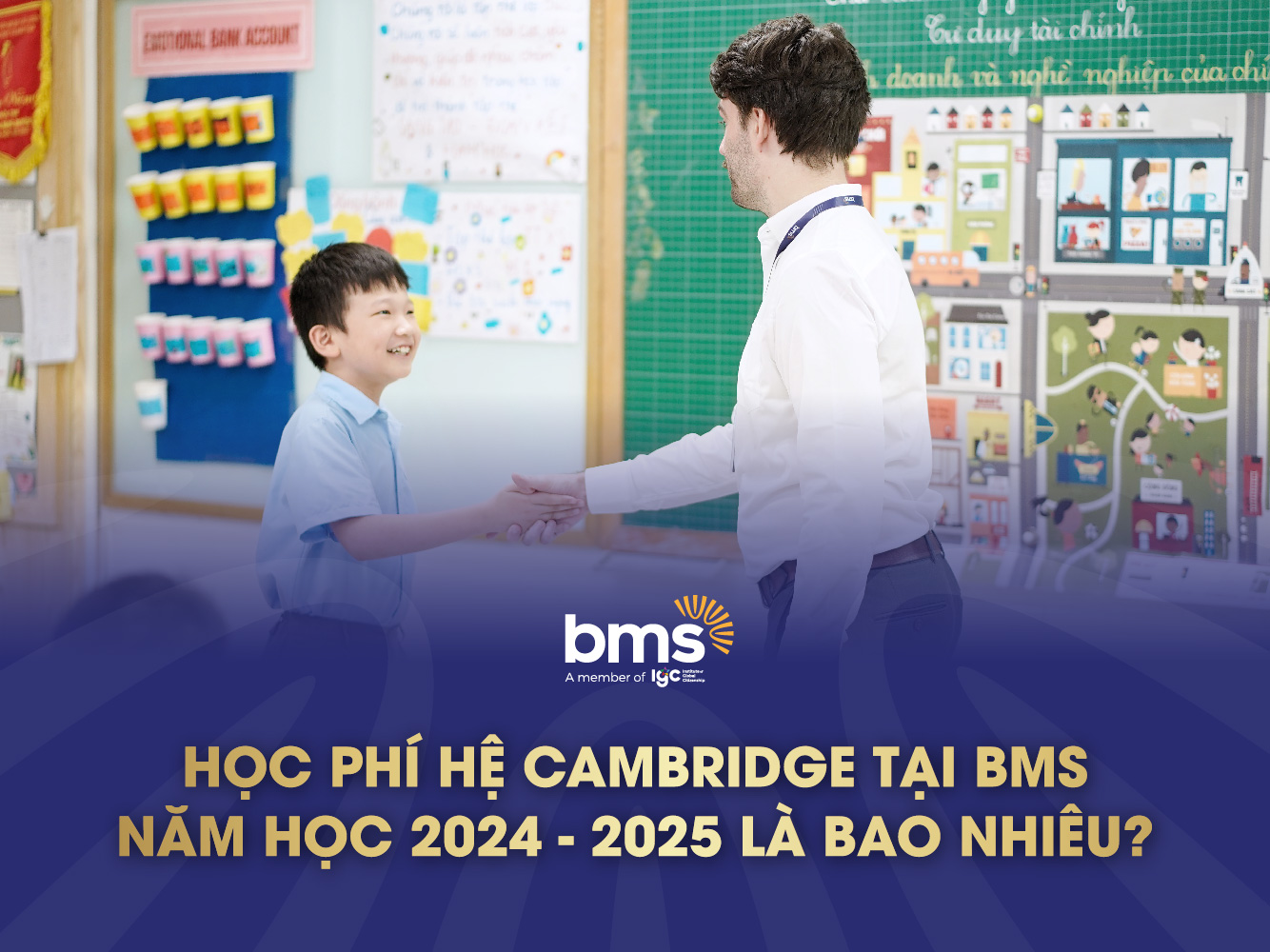 Học phí chương trình Cambridge tại BMS năm học 2024 - 2025 là bao nhiêu?