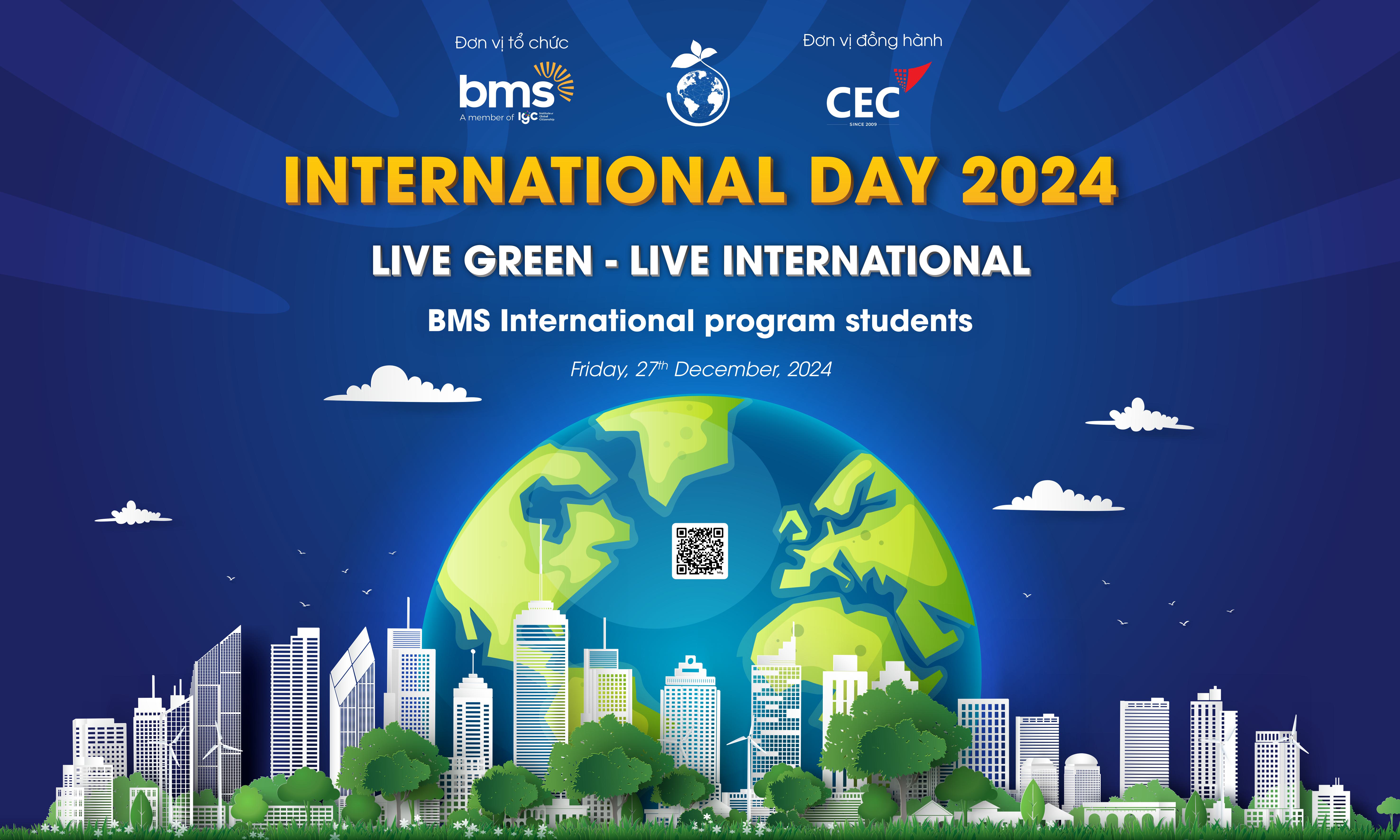 INTERNATIONAL DAY 2024 - Live Green, Live International