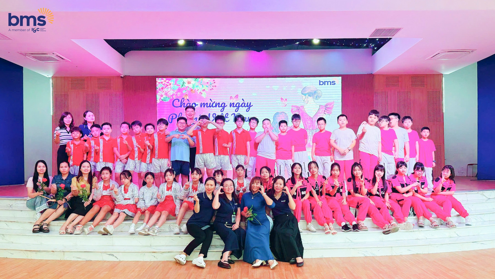 Ngày 20/10 ấm áp tại BMS Hà Nội - Trường Tiểu học Ban Mai